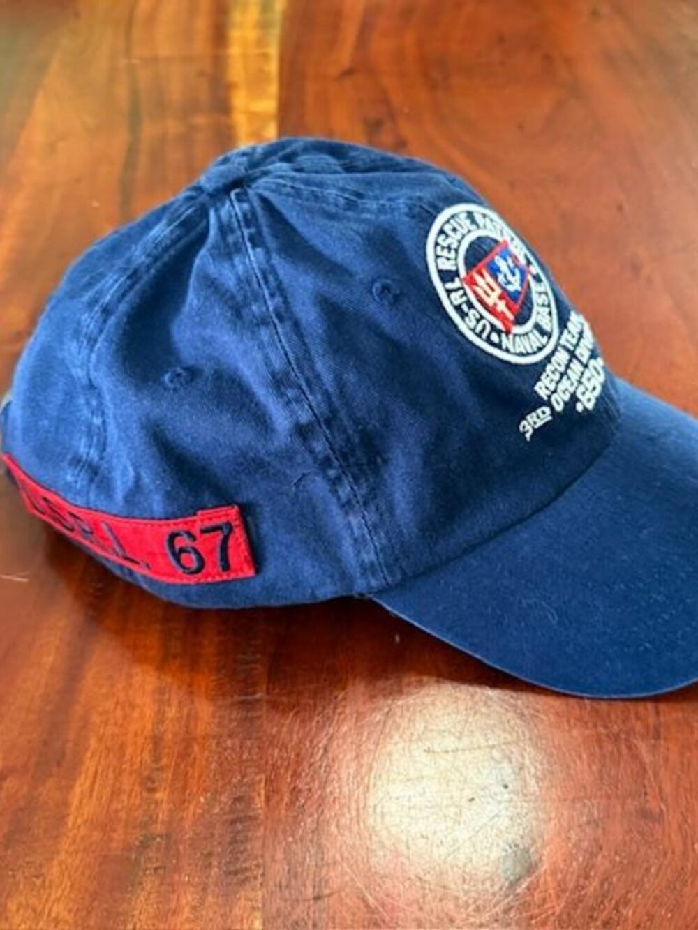NWT POLO RALPH LAUREN 1 OF 1 USRL 3RD OCEAN DIV RECON RESCUE TEAM PATCHED CAP